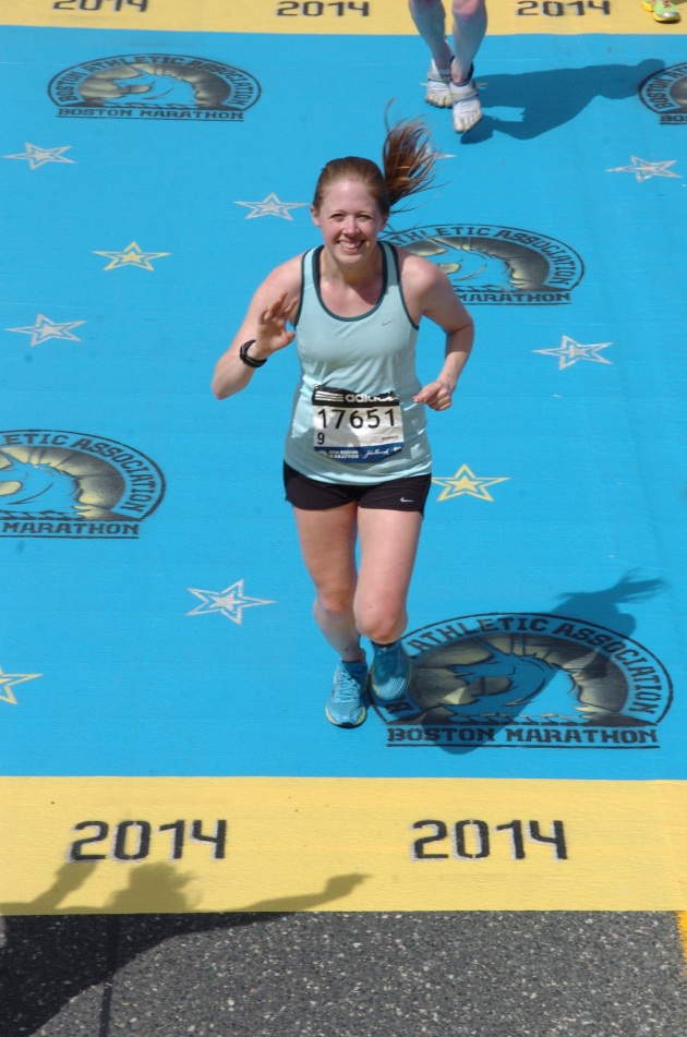 Lesley 2014 Boston Marathon